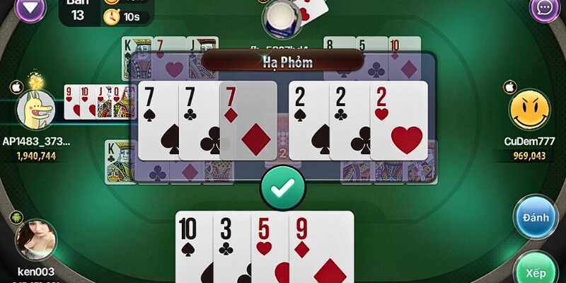 Phỏm là một trong các game bài đổi thưởng hấp dẫn